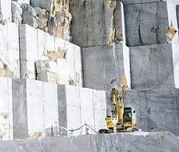 Месторождение белого мрамора Carrara, Италия