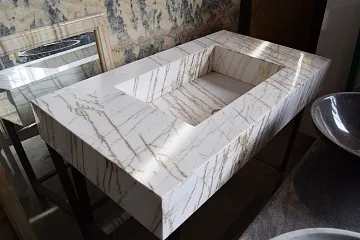 Мрамор Bianco Fossil