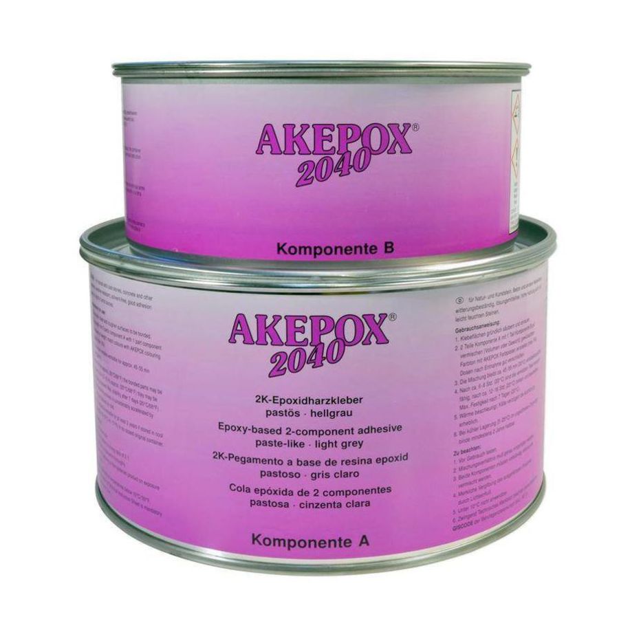 Клей эпоксидный AKEMI AKEPOX 2040 (серый густой) 2,5+1,25 Л