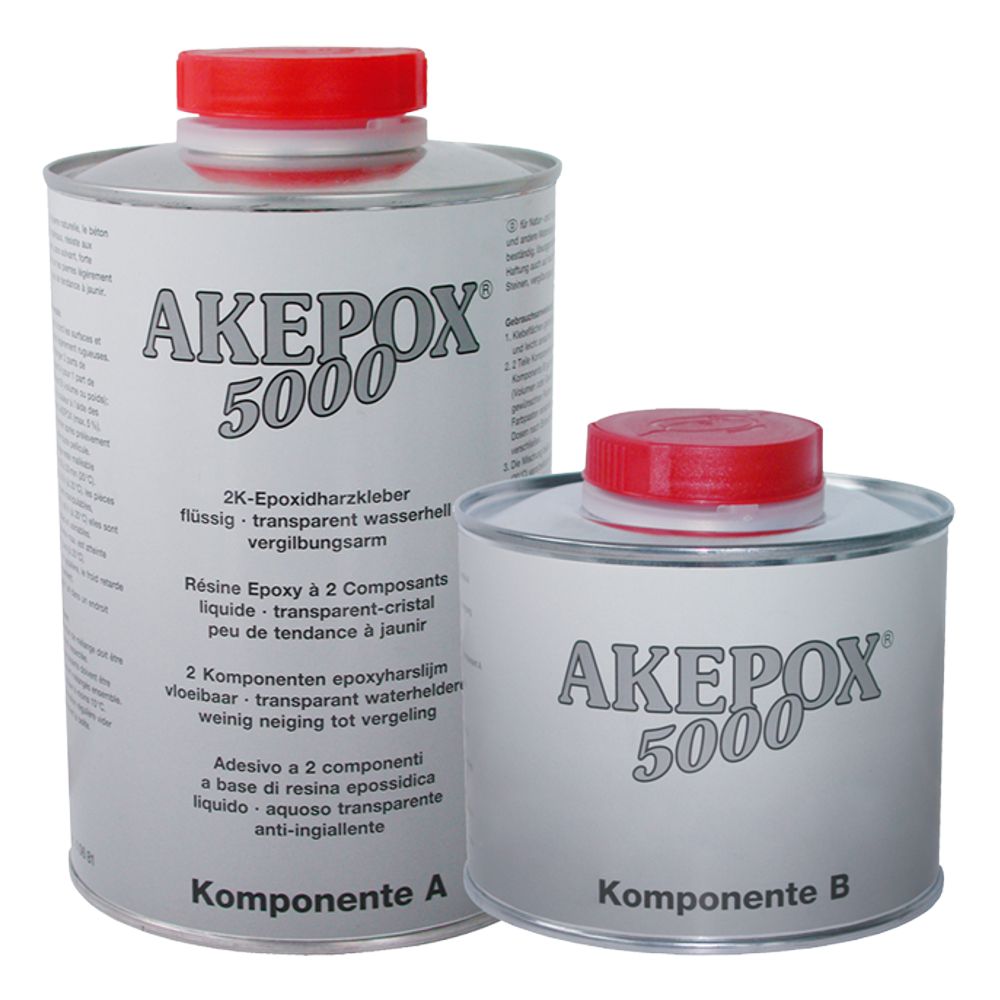 Клей эпоксидный AKEMI AKEPOX 5000 (прозрачный жидкий) 1+0,5 Л