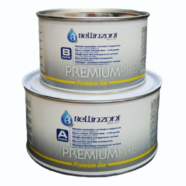 Клей эпоксидный Bellinzoni 5000 PREMIUM (прозрачный густой) 1+0,5 Л