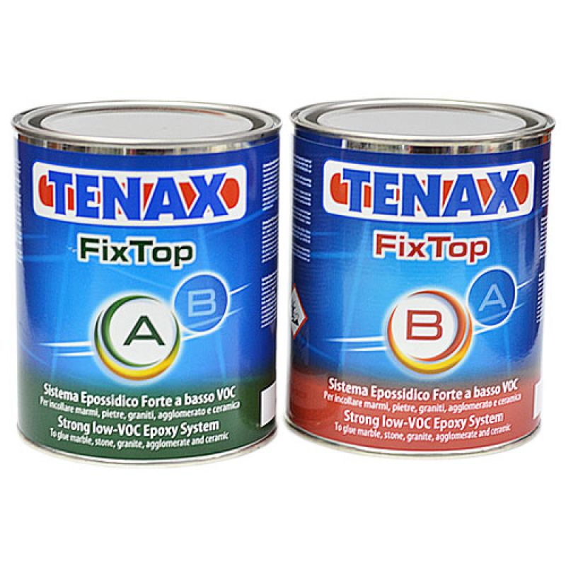 Клей эпоксидный TENAX FixTop (бежевый густой) 1+1 Л