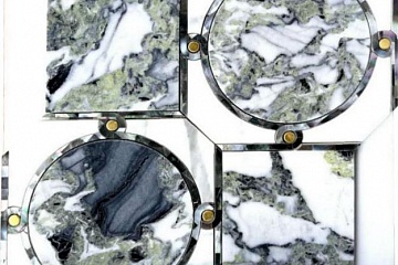 Мозаика из мрамора Ice Connect