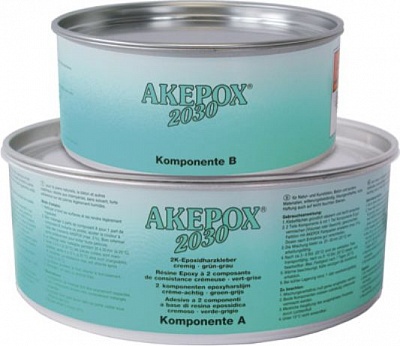 Клей эпоксидный AKEMI AKEPOX 2030 (серо-зеленый, желеобразный) 2,0+1,0 Л
