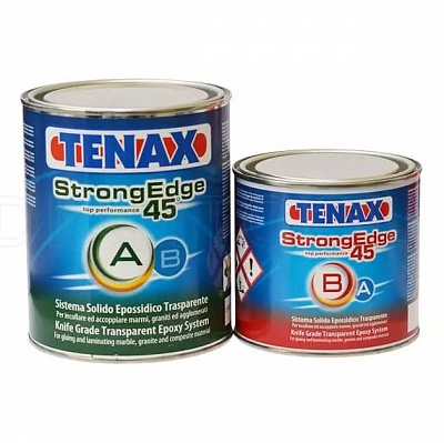 Клей эпоксидный TENAX STRONGEDGE 45 (прозрачный густой) 1+0,5 Л