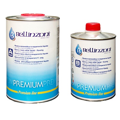 Клей эпоксидный Bellinzoni 5000 PREMIUM (прозрачный жидкий) 1+0,5 Л