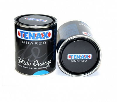 Клей-мастика TENAX SOLIDO QUARZO для кварцевого агломерата (белый, густой) 1 Л