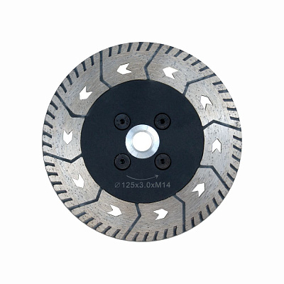 Диск алмазный отрезной CMT T-Disk Турбо гранит, wet / dry